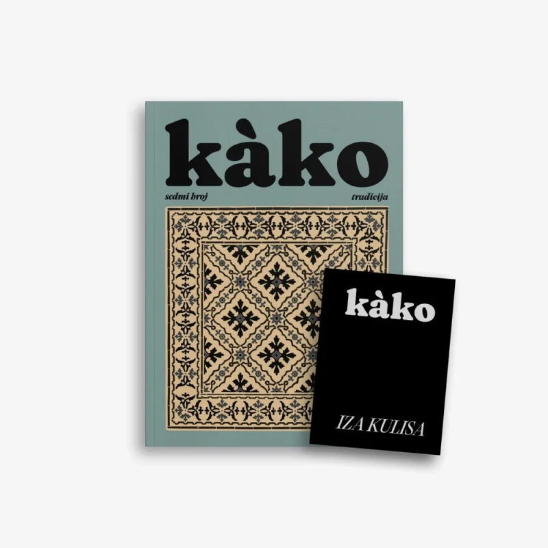 kako tradicija cover plus zine