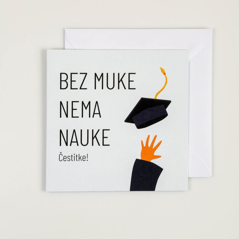 Mige čestitka Bez muke nema nauke OC09