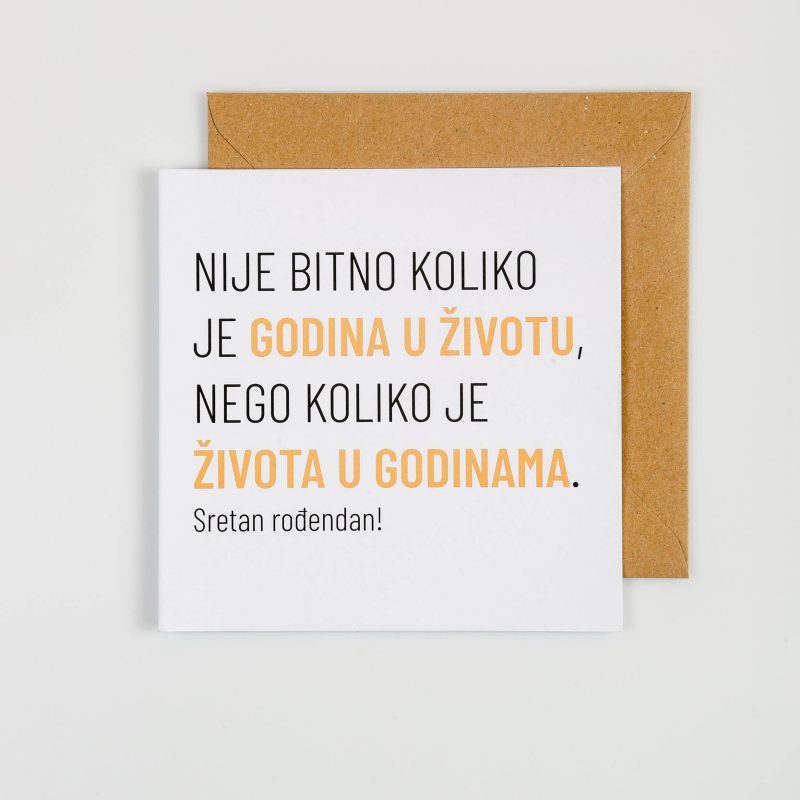 Mige čestitka Godine i život PC03