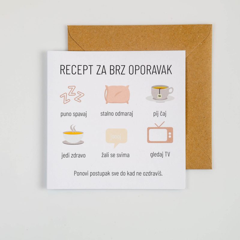 Mige čestitka Recept za brz oporavak OC10
