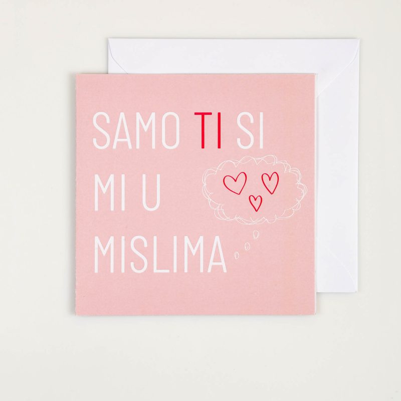 Mige čestitka Samo ti si mi u mislima ZC10