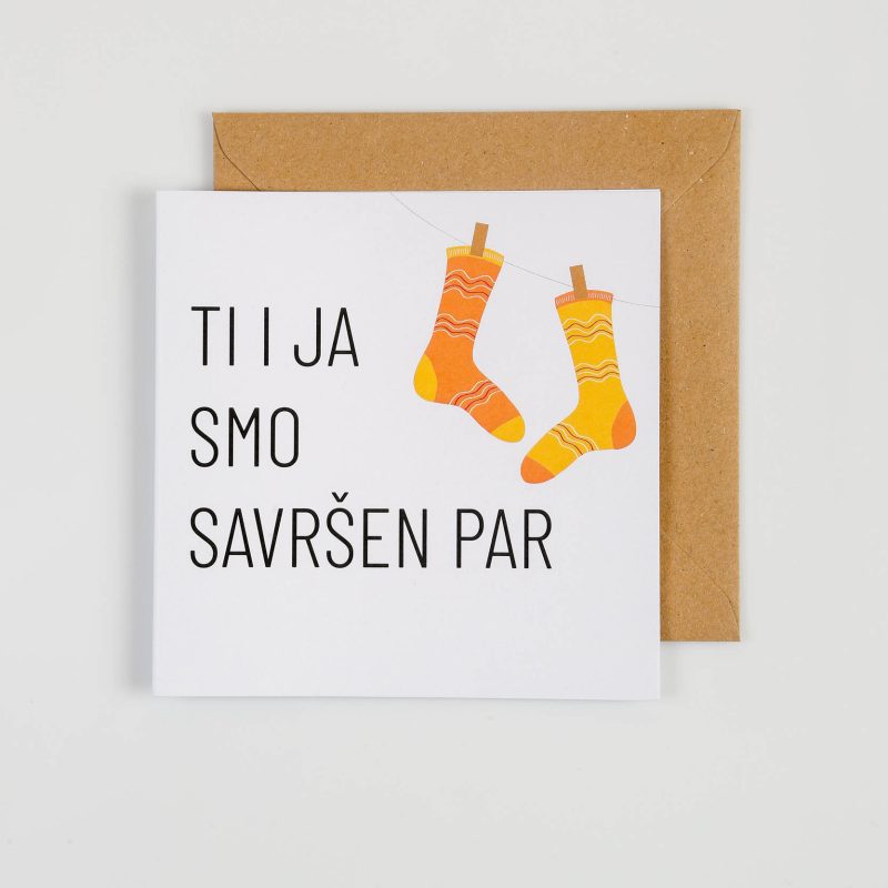 Mige čestitka Ti i ja smo savršen par ZC08