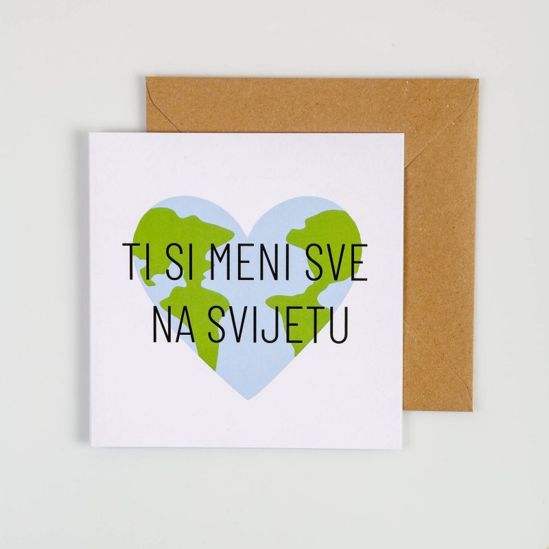 Mige čestitka Ti si meni sve na svijetu ZC01