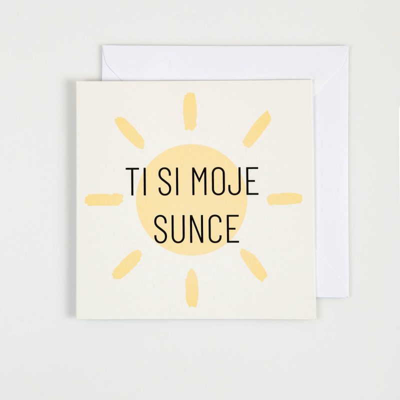 Mige čestitka Ti si moje sunce ZC02