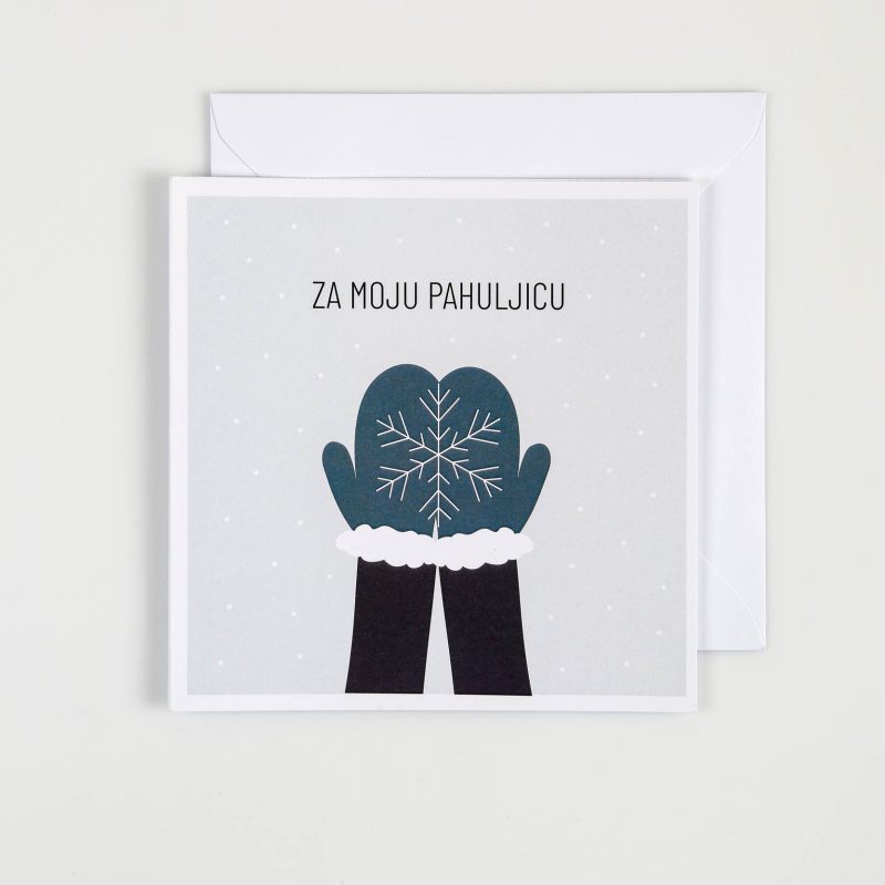 Mige čestitka Za moju pahuljicu BC05