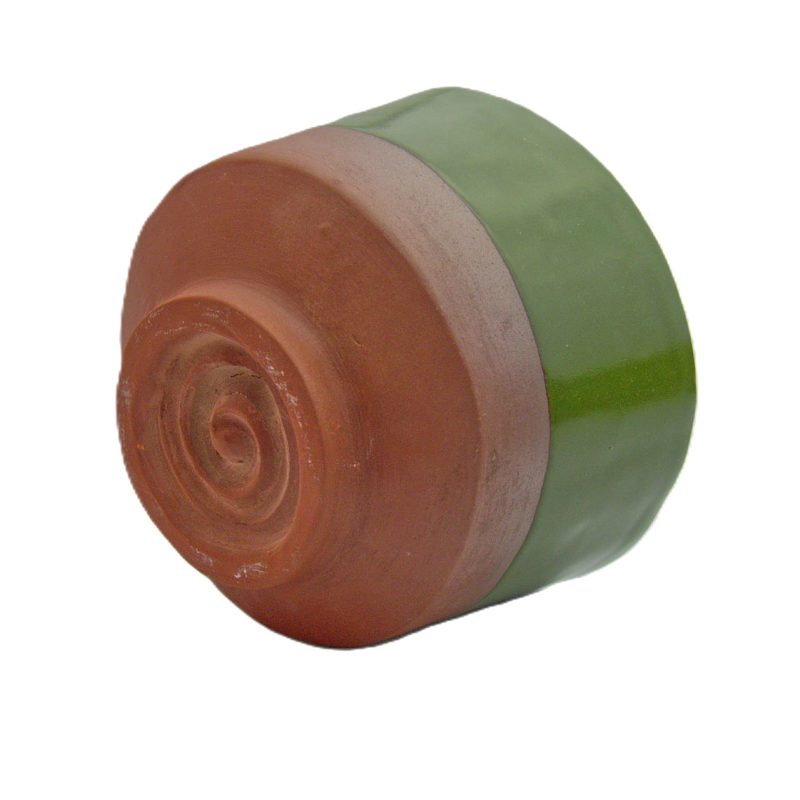 lila šalica zelena matcha