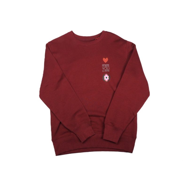 majica bordo front