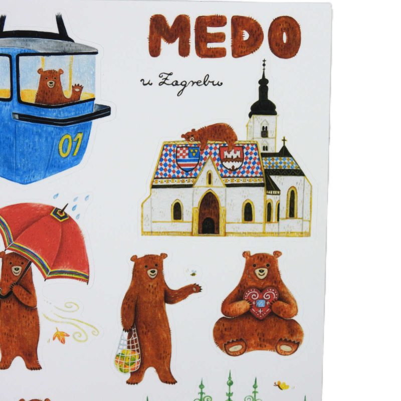naljep medo sticker
